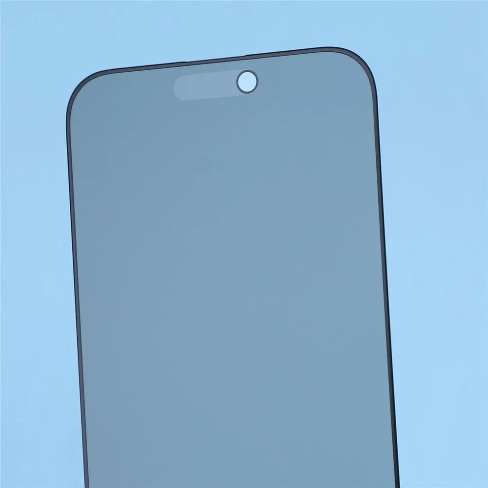 For iPhone 17 Pro Max Privacy Screen Protector Black Edge Full Glue Matte Anti-Spy Tempered Glass Film - 5
