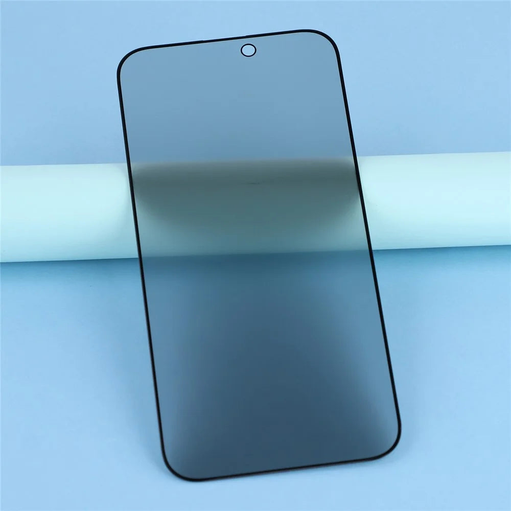 For iPhone Air Privacy Screen Protector Black Edge Full Glue Matte Anti-Spy Tempered Glass Film - 4