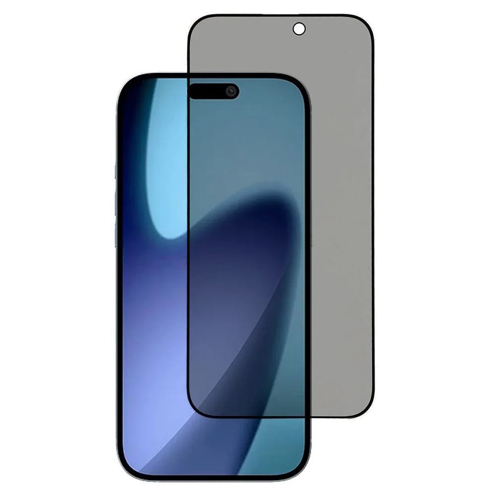 For iPhone 17 Privacy Screen Protector Black Edge Full Glue Matte Anti-Spy Tempered Glass Film - 1