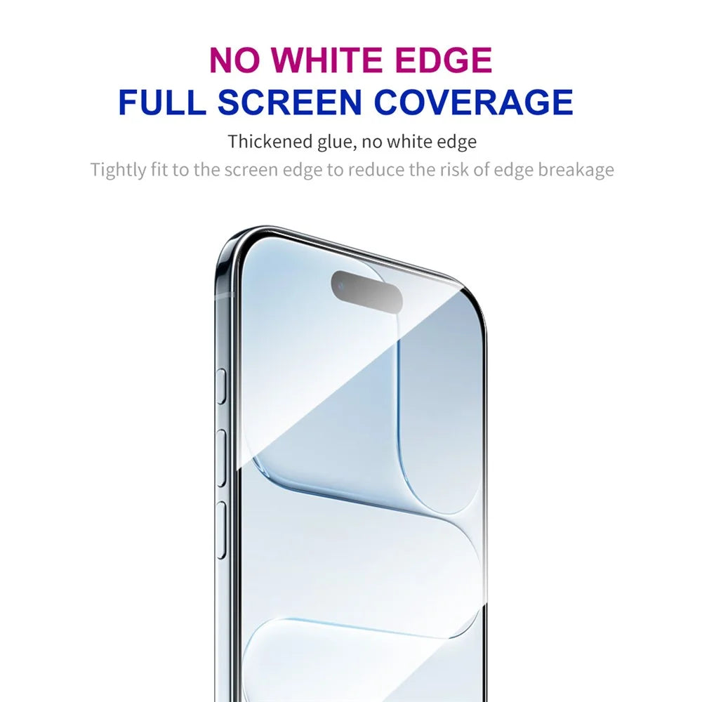 ENKAY HAT PRINCE 2Pcs For iPhone Air Screen Protector Thick Adhesive 0.26mm 2.5D High Aluminium-Silicon Glass Film - 2