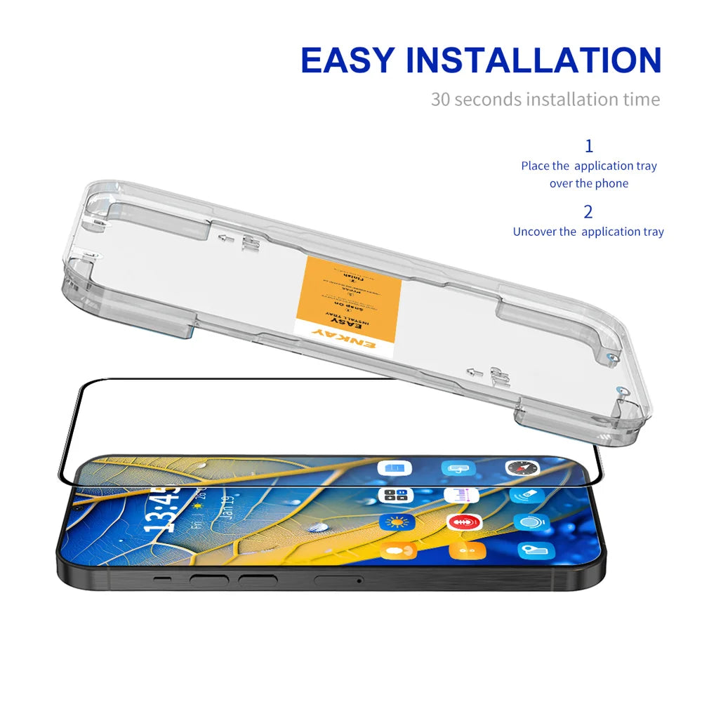 ENKAY HAT PRINCE For Honor 400 5G (Global) HD Clear Film   Tempered Glass Screen Protector with Installation Tool - Transparent - 2