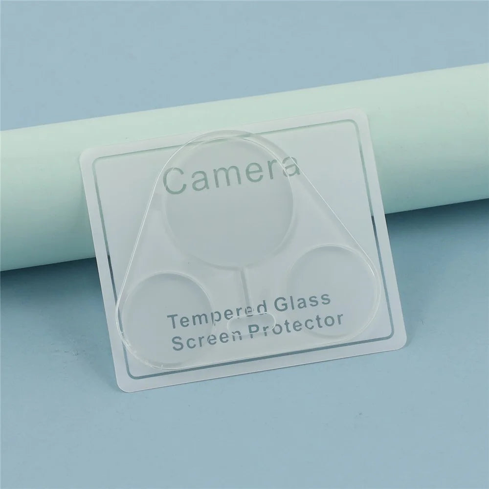 2Pcs For Huawei Pura 80 Pro / 80 Pro+ Camera Lens Protector 3D Arc Edge Anti-Scratch Tempered Glass Lens Film - Transparent - 3