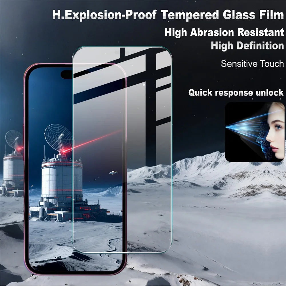 IMAK H Series For iPhone Air Tempered Glass Screen Protector Shatter-Proof Protection - 3