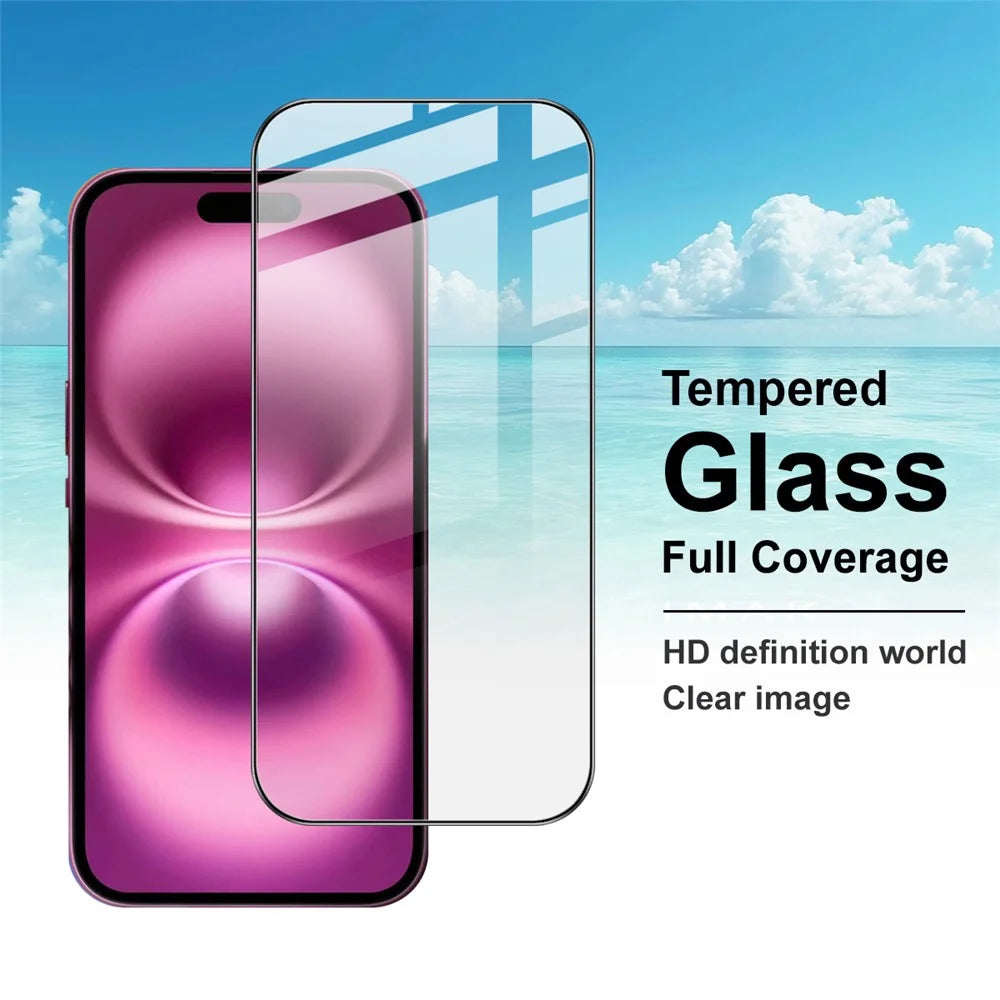 IMAK Pro+ Series For iPhone 17 / 17 Pro Tempered Glass Full Screen Protector Sensitive Touch Film - 2