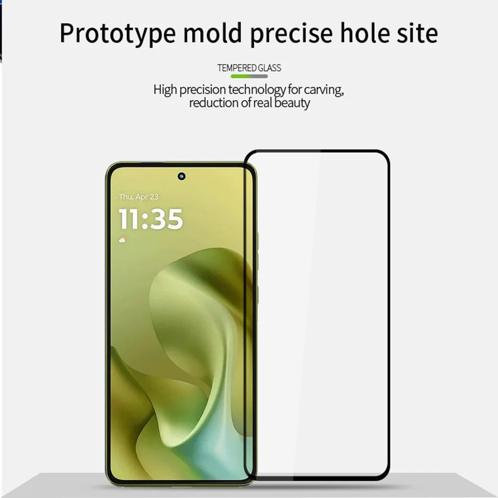 PINWUYO For Motorola Moto G86 Power 5G / Motorola Moto G86 5G Tempered Glass Film  JK Series-2 9H Full Screen Protector - Black - 3