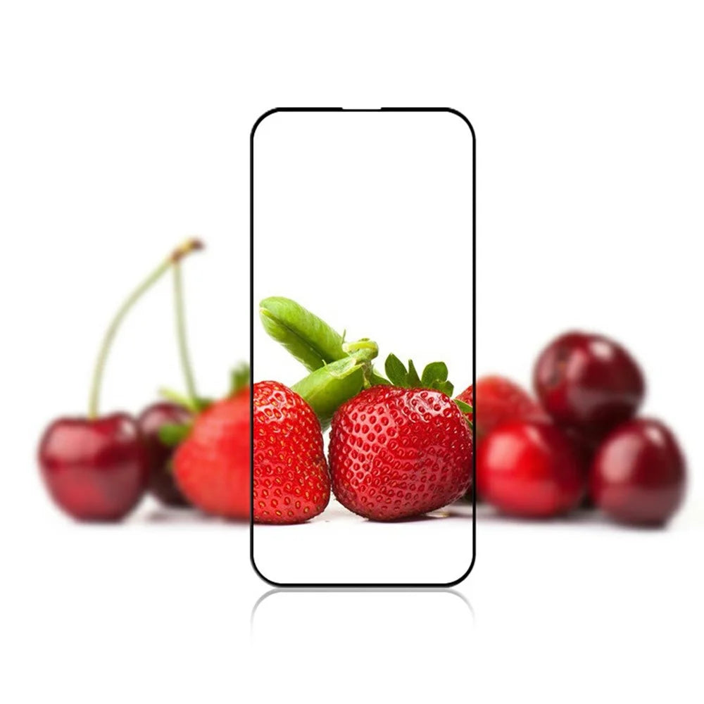 MOCOLO For iPhone Air Screen Protector Anti-Shatter Silk Printing Tempered Glass Film - Black - 5