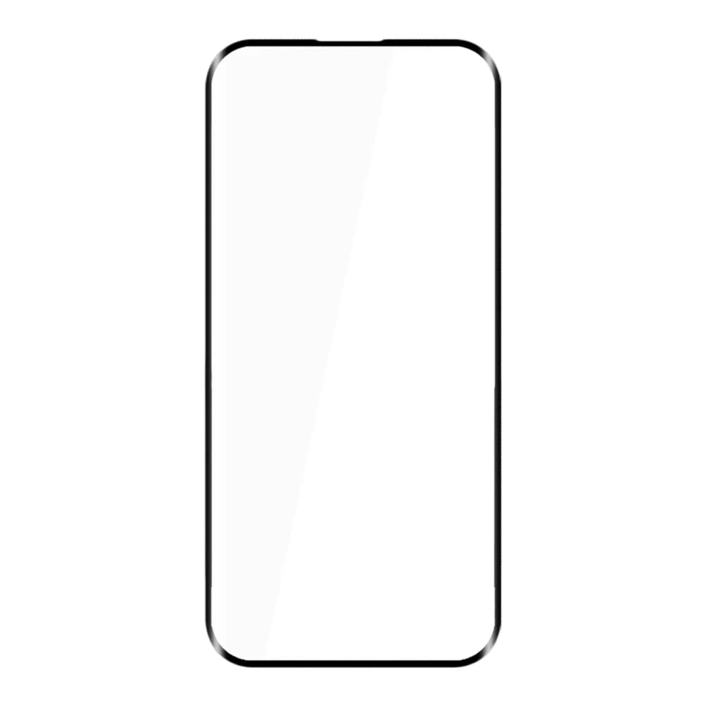 AMORUS 2Pcs For iPhone Air Screen Protector Shatterproof Silk Printing Tempered Glass Film - Black - 2
