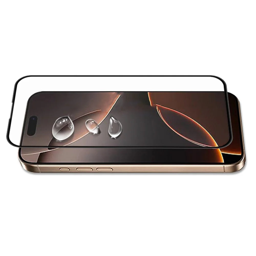 MOCOLO For iPhone 17 Pro Full Screen Protector Dispensing Glue 3D Curved Edge Tempered Glass Film - 4