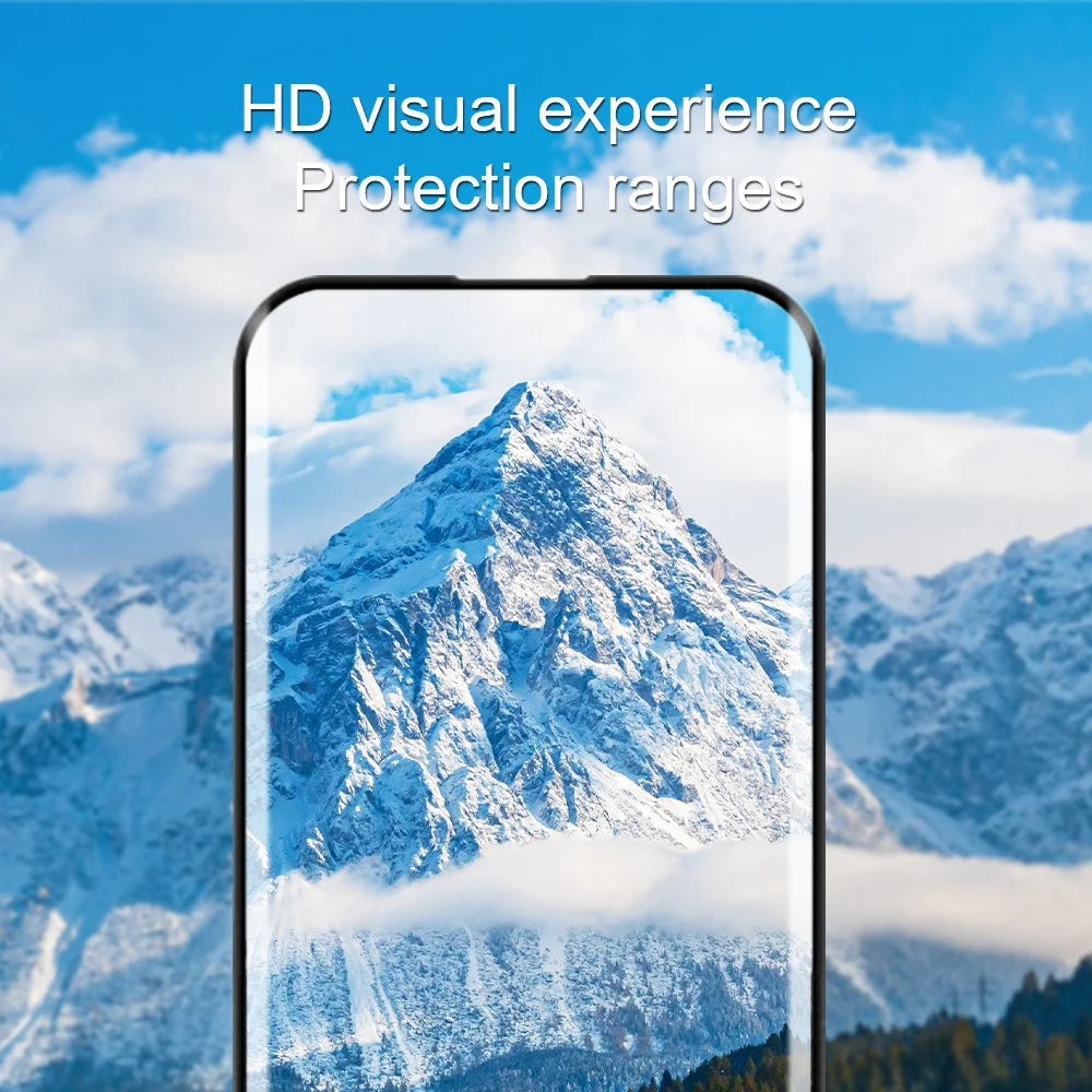 AMORUS for iPhone Air Full Screen Protector Dispensing Glue 3D Curved Anti-Scratch Tempered Glass Film - 3