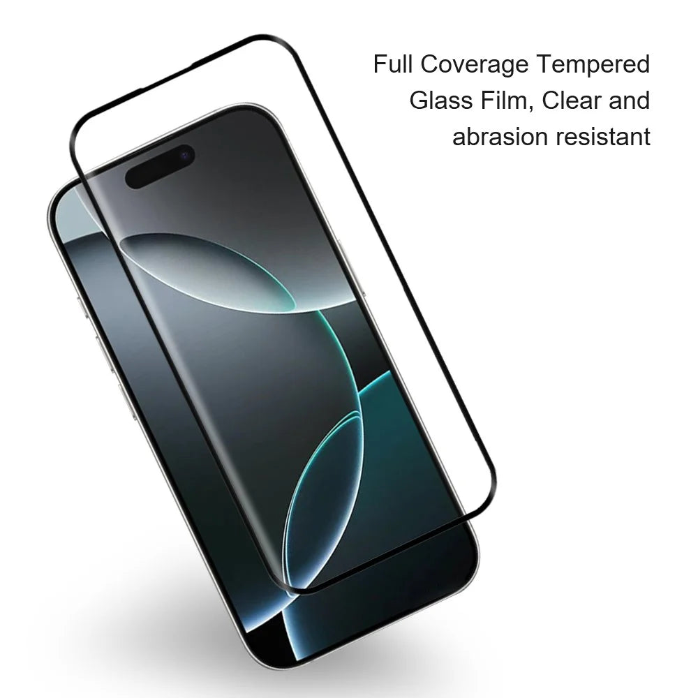 AMORUS for iPhone Air Full Screen Protector Dispensing Glue 3D Curved Anti-Scratch Tempered Glass Film - 5