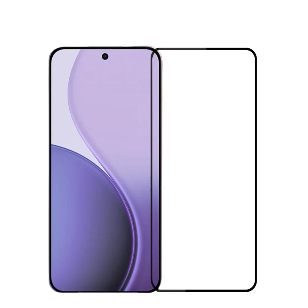 PINWUYO For Oppo Reno14 F 5G Tempered Glass Film  JK Series-2 9H Full Screen Protector - Black - 1
