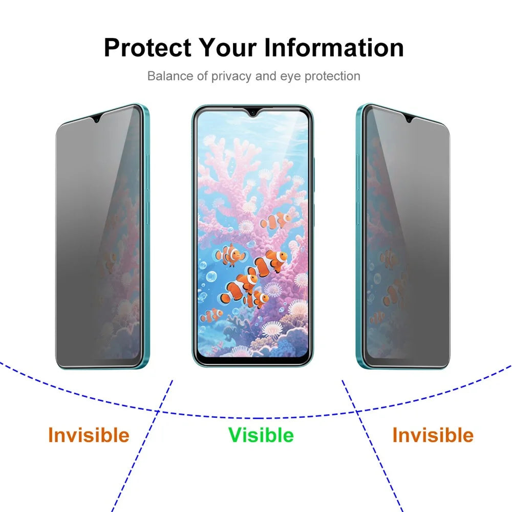 JUNSUNMAY 25Pcs For Samsung Galaxy A17 5G / A17 4G / A26 5G / A16 5G / A16 4G Anti-Spy Tempered Glass Screen Protector Anti Drop HD Clear Film - 3