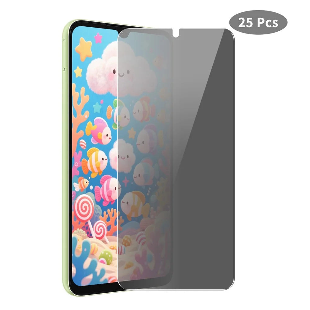JUNSUNMAY 25Pcs For Samsung Galaxy A16 5G / 4G Anti-Spy Tempered Glass Screen Protector Anti Drop HD Clear Film - 1