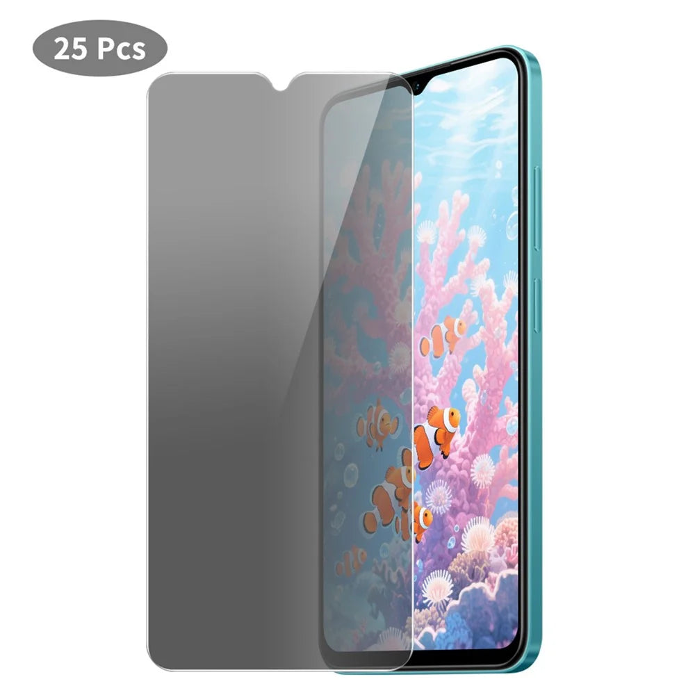 JUNSUNMAY 25Pcs For Samsung Galaxy Xcover7 Anti-Spy Tempered Glass Screen Protector Anti Drop HD Clear Film - 1