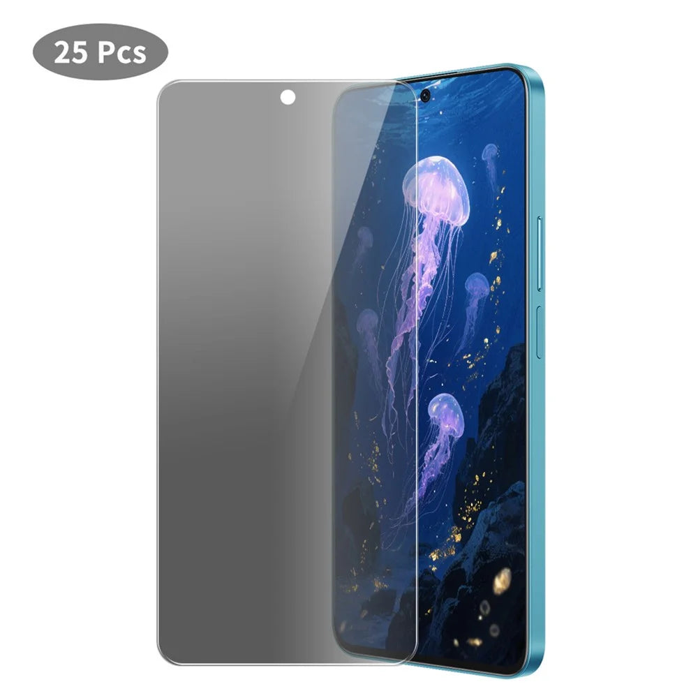 JUNSUNMAY 25Pcs For Samsung Galaxy A36 5G  /  A56 5G Anti-Spy Tempered Glass Screen Protector Anti Drop HD Clear Film - 1