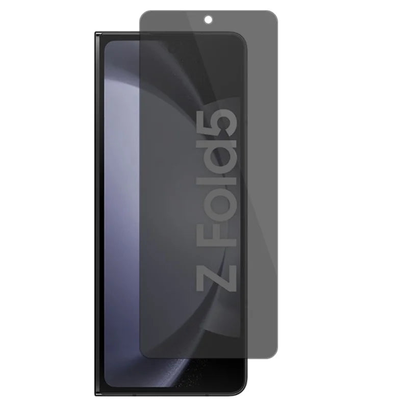 For Samsung Galaxy Z Fold5 5G Privacy Screen Protector Tempered Glass Anti Peep Film Full Coverage - Black - 1