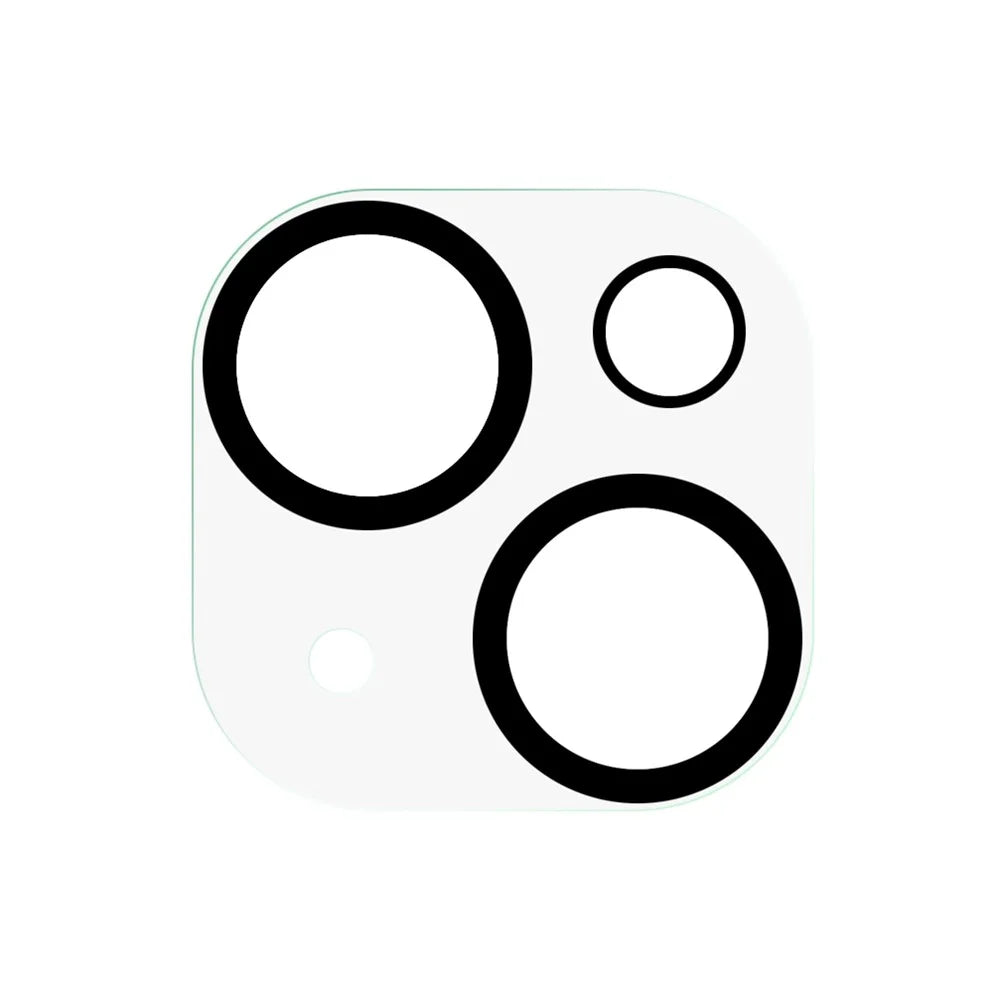 For iPhone 14 / 14 Plus Tempered Glass Anti-exposure Lens Protector One-piece Anti-scratch Rear Camera Guard - 2