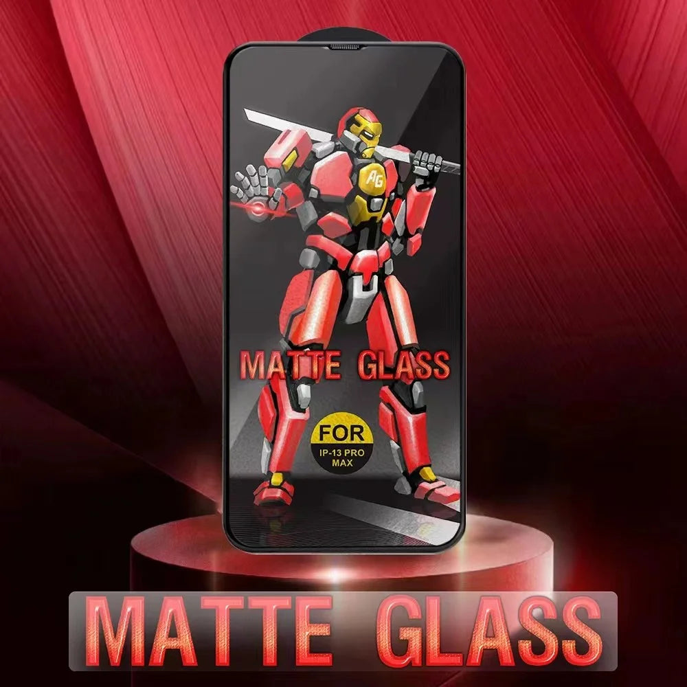 For iPhone 14 Pro Anti-explosion Matte Screen Protector Full Covering Full Glue Tempered Glass Film - 3