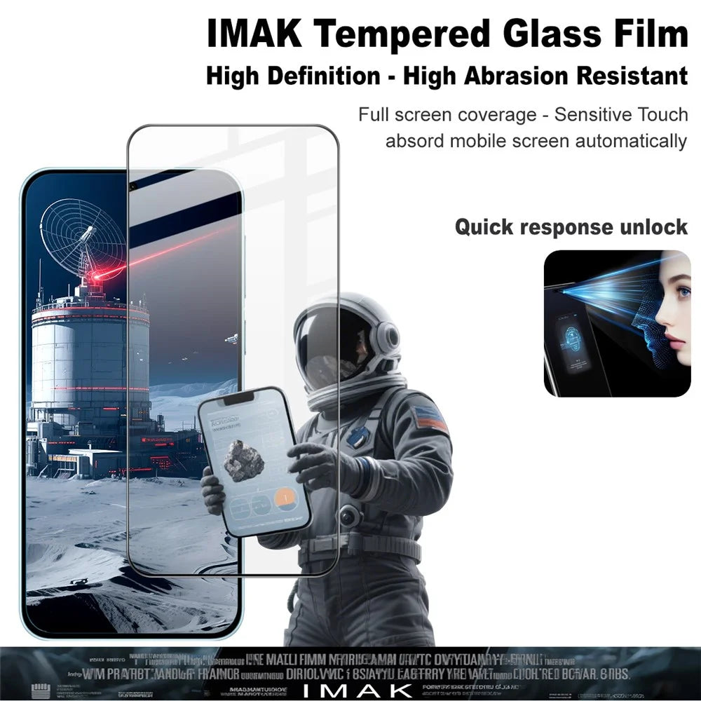 IMAK Pro+ Series For vivo X200 FE 5G Tempered Glass Full Screen Protector Sensitive Touch Film - 2