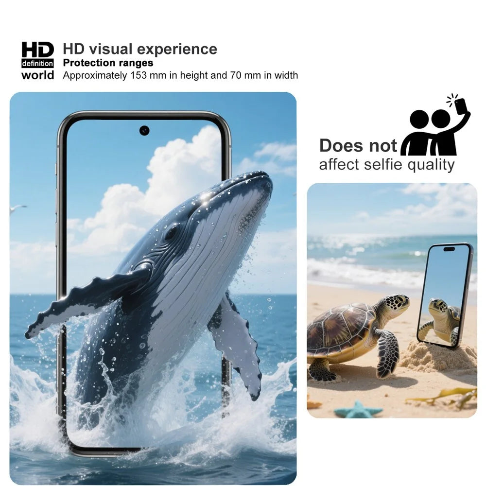 IMAK H Series For Oppo Reno14 F 5G Screen Protector Tempered Glass HD Clear Film (Fingerprint Unlock) - 3
