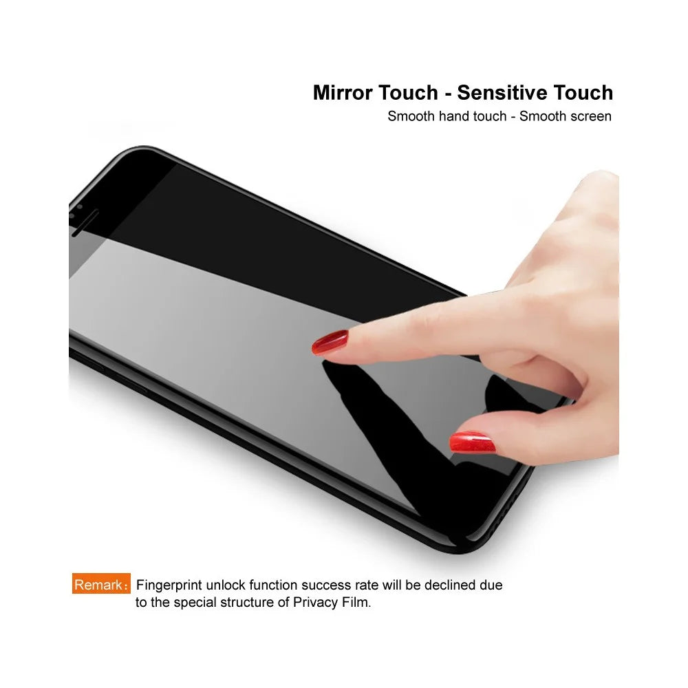 IMAK For Oppo Reno14 F 5G Privacy Screen Protector Anti Peep Tempered Glass Film (Fingerprint Unlock) - 5
