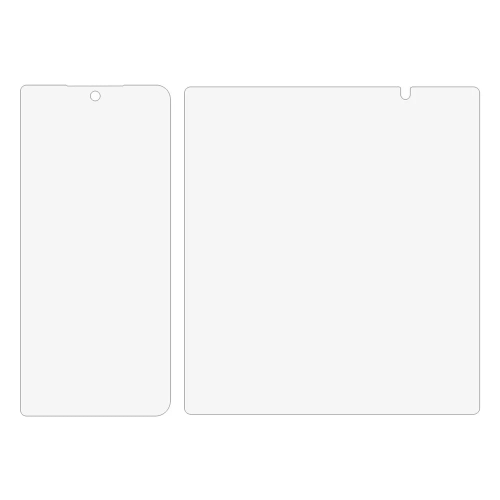 1 Set Screen Protector for Honor Magic V5 5G / V3 5G / V2 5G / V2 RSR Porsche Design Inside + Front Full Cover Matte Anti-Fingerprint Soft TPU Film - 2
