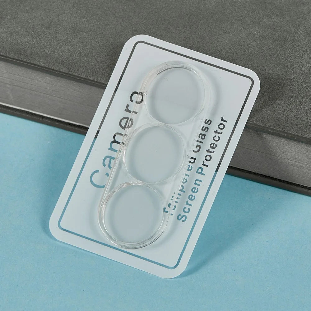 2Pcs For Samsung Galaxy S25 FE Camera Lens Protector 3D Arc Edge Anti-Scratch Tempered Glass Lens Film - Transparent - 5