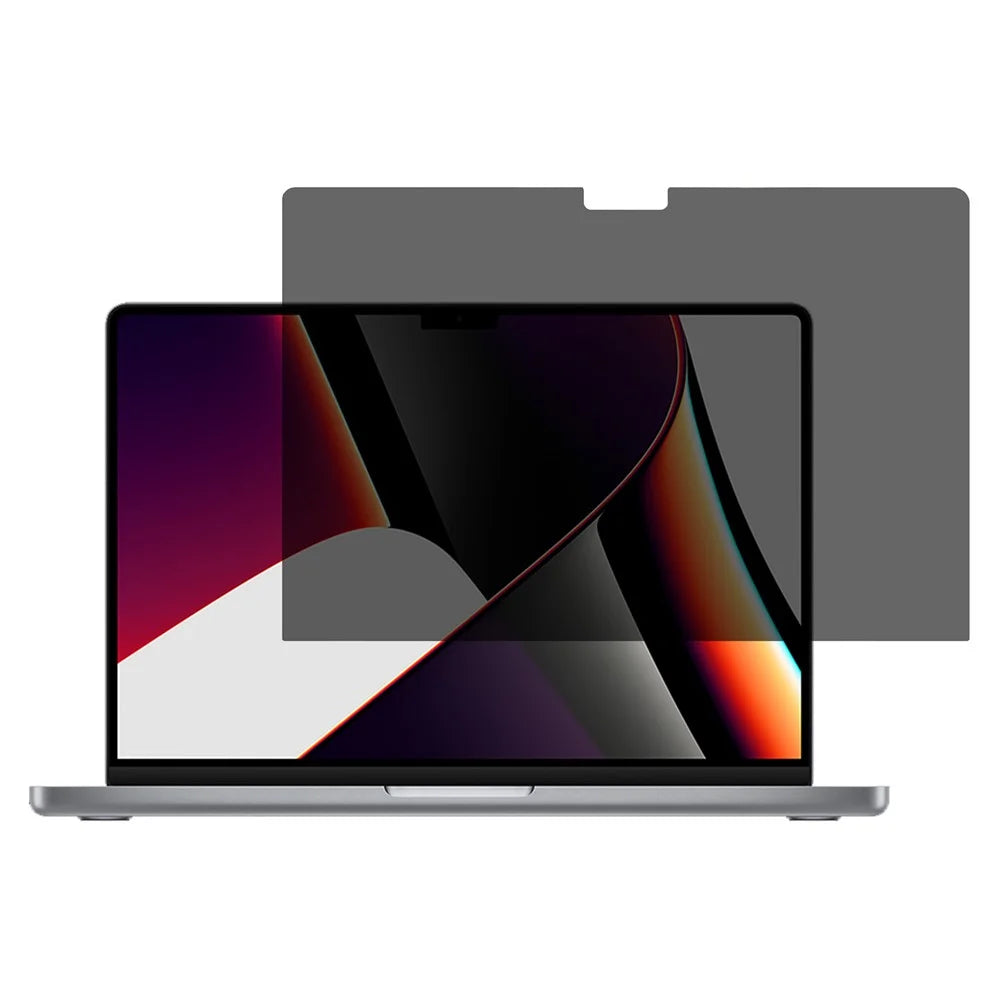 Privacy Screen Protector for MacBook Air 15 inch (2026) A3448 / (2025) A3241 / (2024) A311 / (2023) A2941 Straight Edge Full Screen Tempered Glass Film - 1