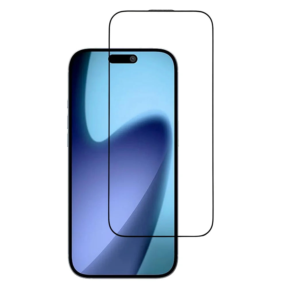 For iPhone Air Screen Protector Silk Printing Full Glue HD Clear Screen Film - 1