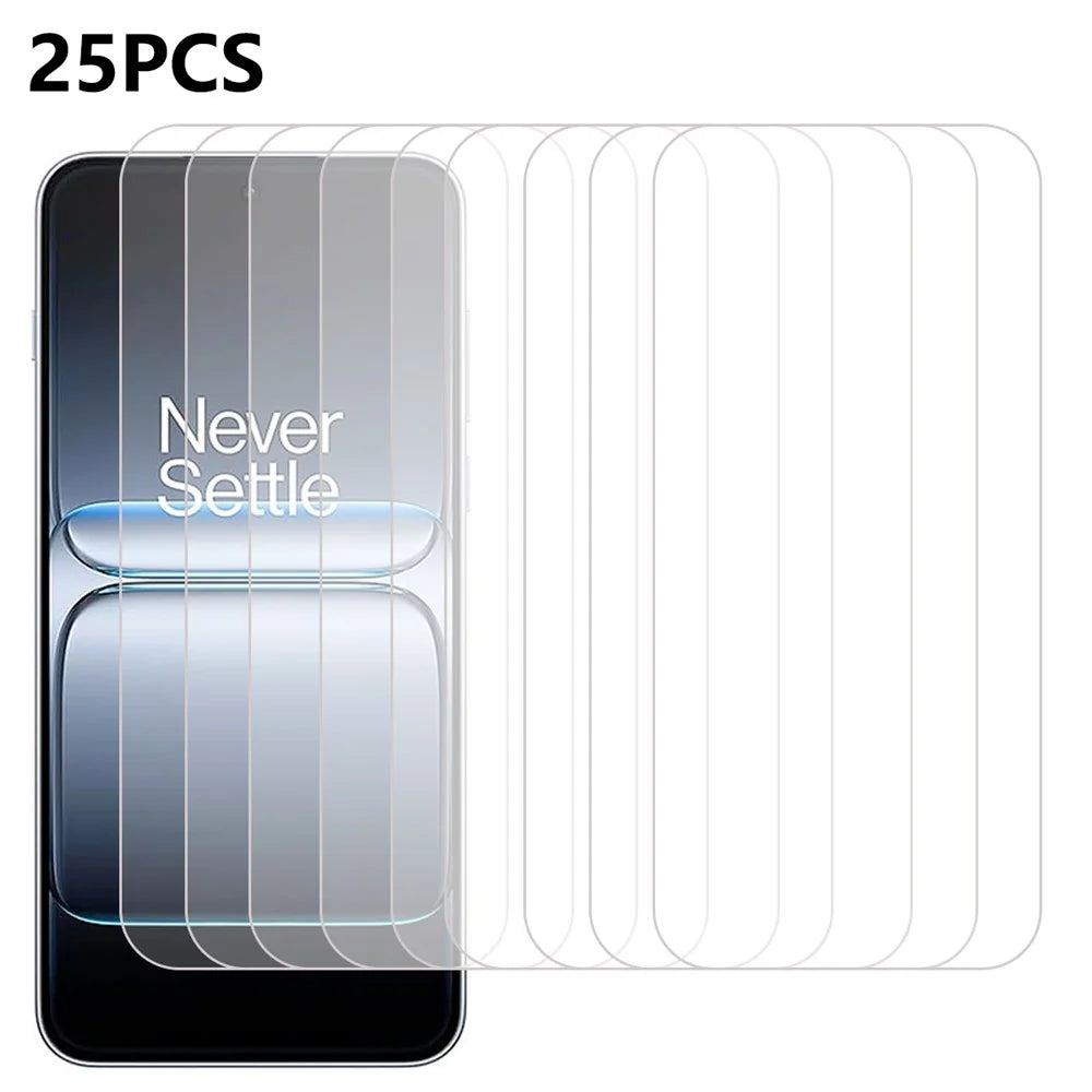 25Pcs For OnePlus Nord 5 5G / Ace 5 Ultra 5G Tempered Glass High Definition Screen Protector Film (No Package, with Wipes Set, Dust-absorber, Guide Sticker) - 1