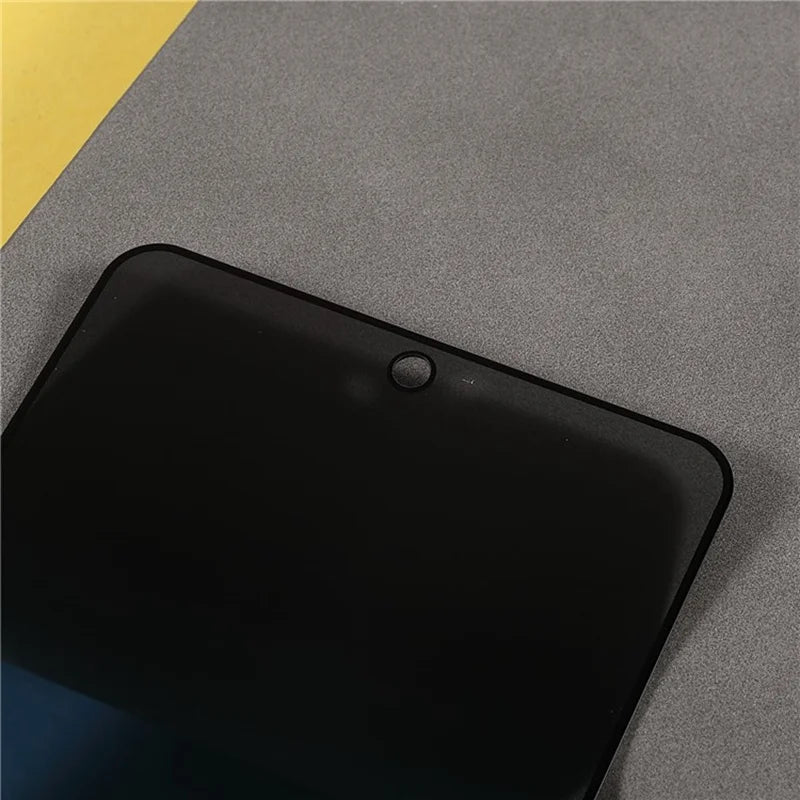 For Samsung Galaxy S24 Tempered Glass Silk Print Anti-peep Full Coverage Screen Protector Film - Black - 5