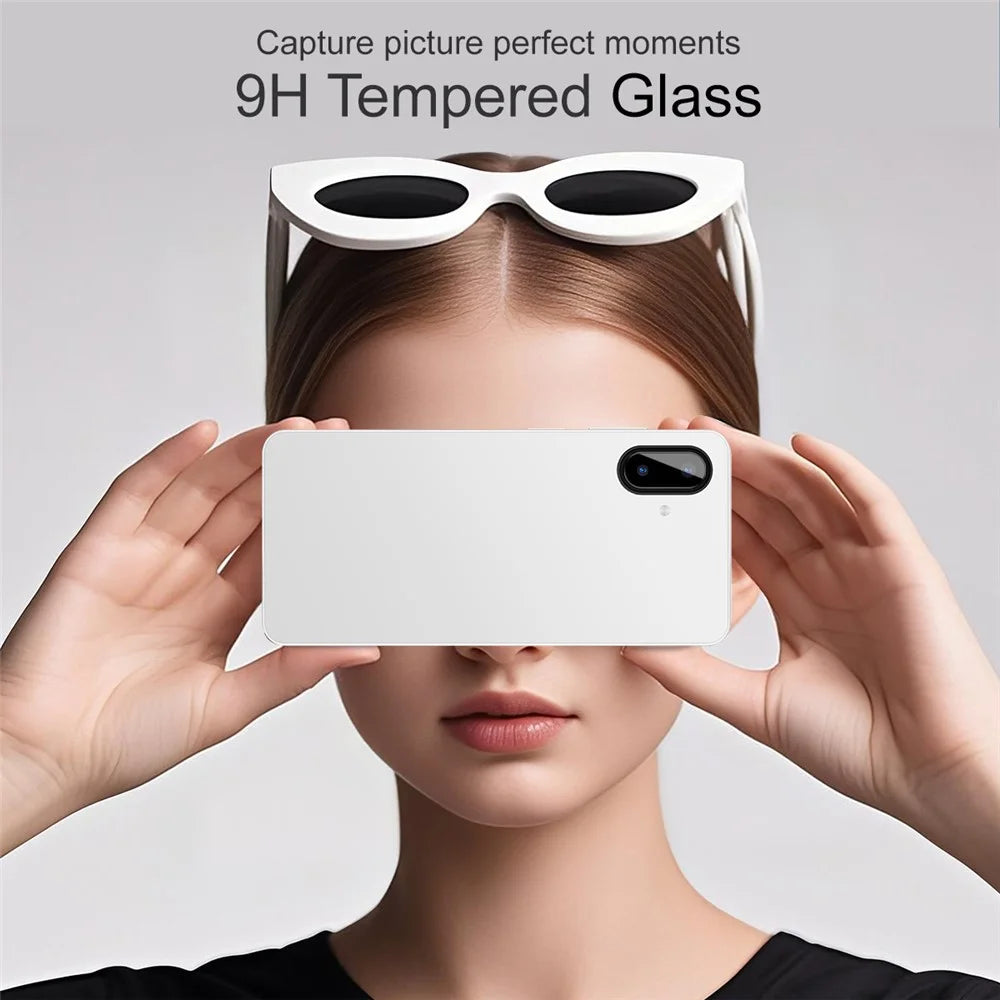 IMAK For Samsung Galaxy A07 4G Camera Lens Protector Tempered Glass HD Clear Lens Film (Black Version) - 3