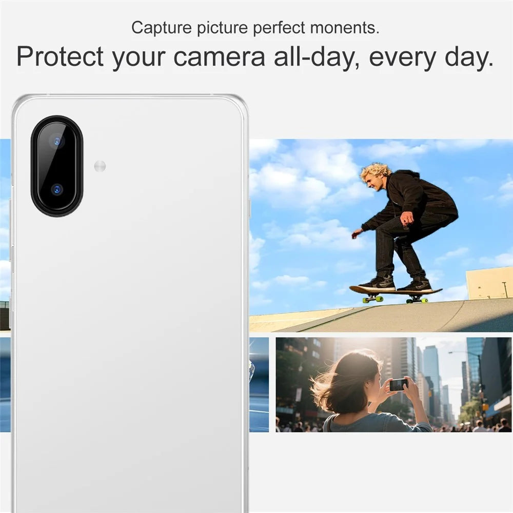 IMAK For Samsung Galaxy A07 4G Camera Lens Protector Tempered Glass HD Clear Lens Film (Black Version) - 4