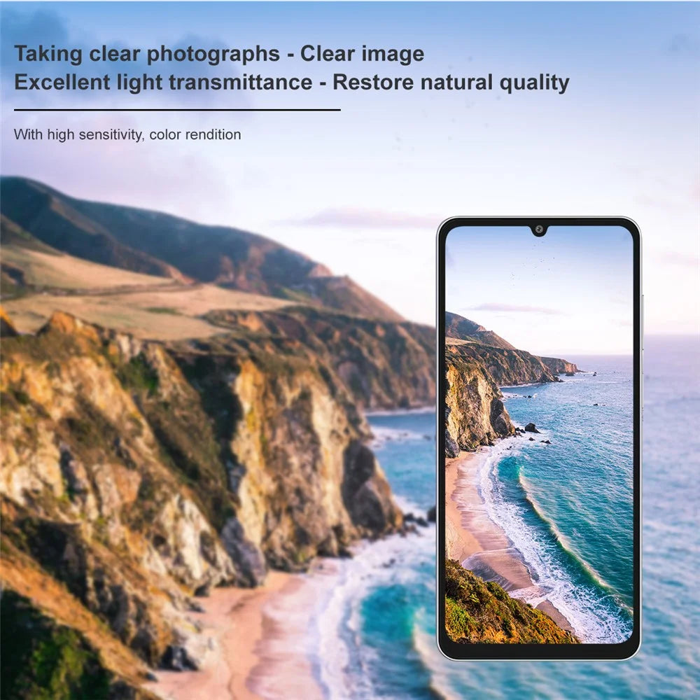 IMAK For Samsung Galaxy A07 4G Camera Lens Protector Tempered Glass HD Clear Lens Film (Black Version) - 5