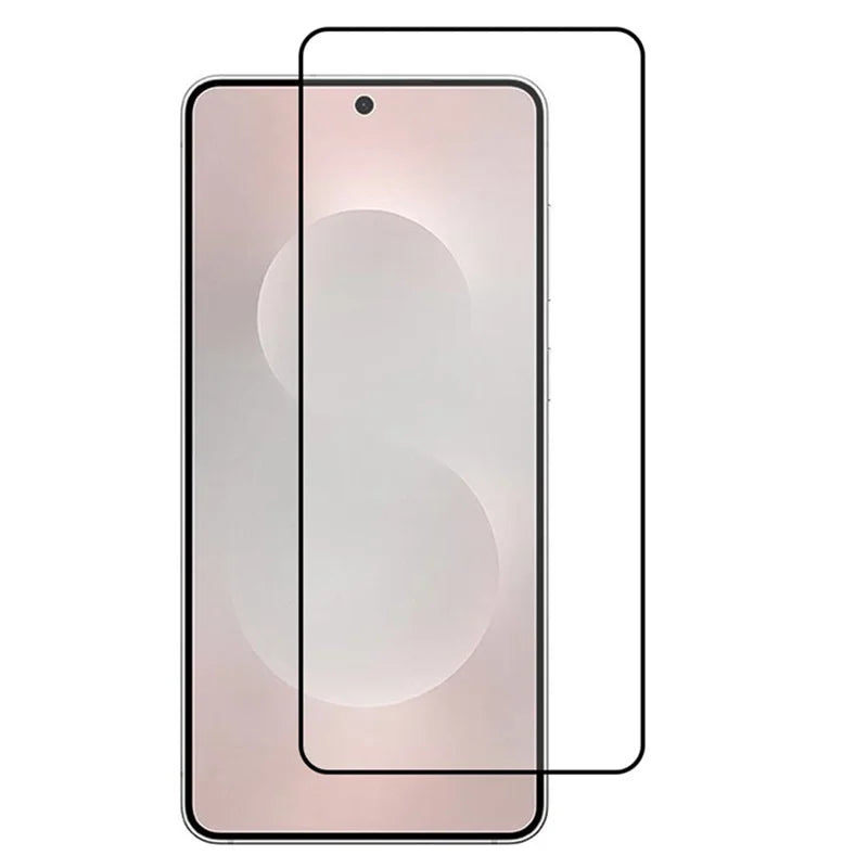 For Samsung Galaxy F55 5G Tempered Glass Film Silk Printing Full Glue Secondary Hardening Full Screen Protector - Black - 1