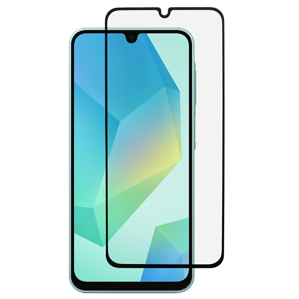 For Samsung Galaxy M32 5G Tempered Glass Film Silk Printing Full Glue Secondary Hardening Full Screen Protector - Black - 1