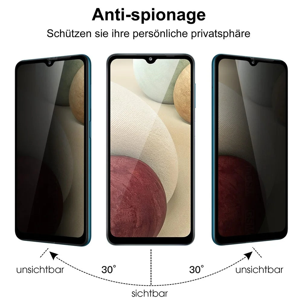 For Samsung Galaxy S25 FE Tempered Glass Screen Protector 2.5D Arc Edge Anti-Spy Film - 2