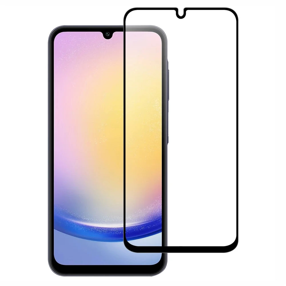 For Samsung Galaxy A18 5G / A18 4G / A17 5G / A17 4G / A26 5G AGC Tempered Glass with Black Edge Full Glue Full Coverage Screen Protector - 1