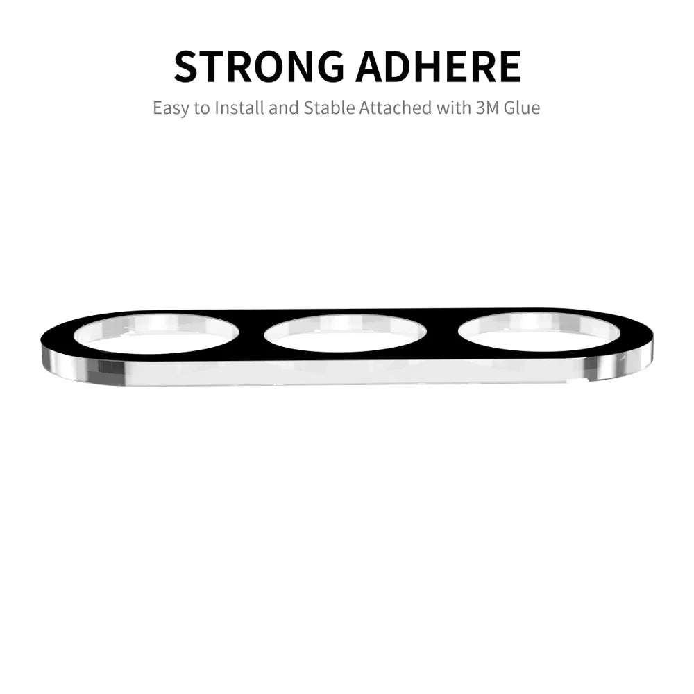 ENKAY HAT PRINCE For Samsung Galaxy S25 FE Camera Lens Protector  Integrated Tempered Glass Lens Film - Black - 3