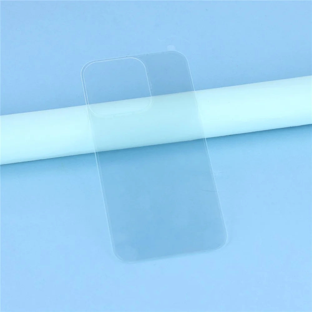 For iPhone 13 Pro Tempered Glass Back Screen Protector 0.25 Arc Edges Full Coverage Back Film - 5