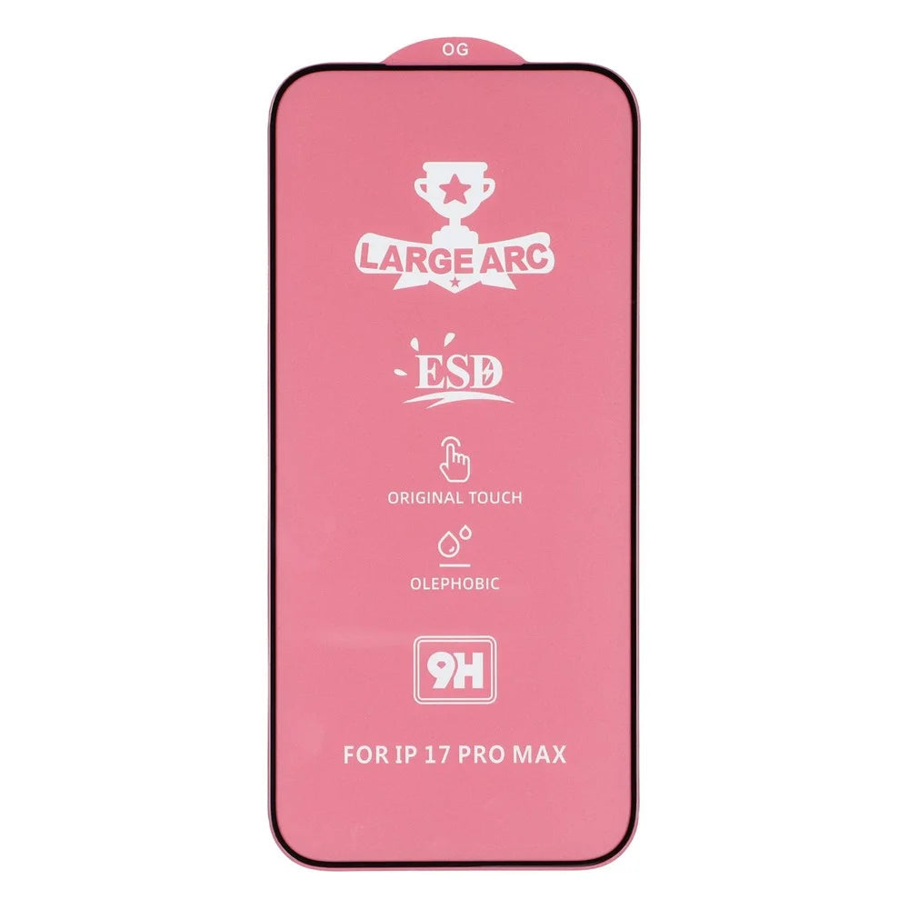For iPhone 18 Pro Max / 17 Pro Max Screen Protector High Aluminium-Silicon Glass Silk Printing HD Film - 3