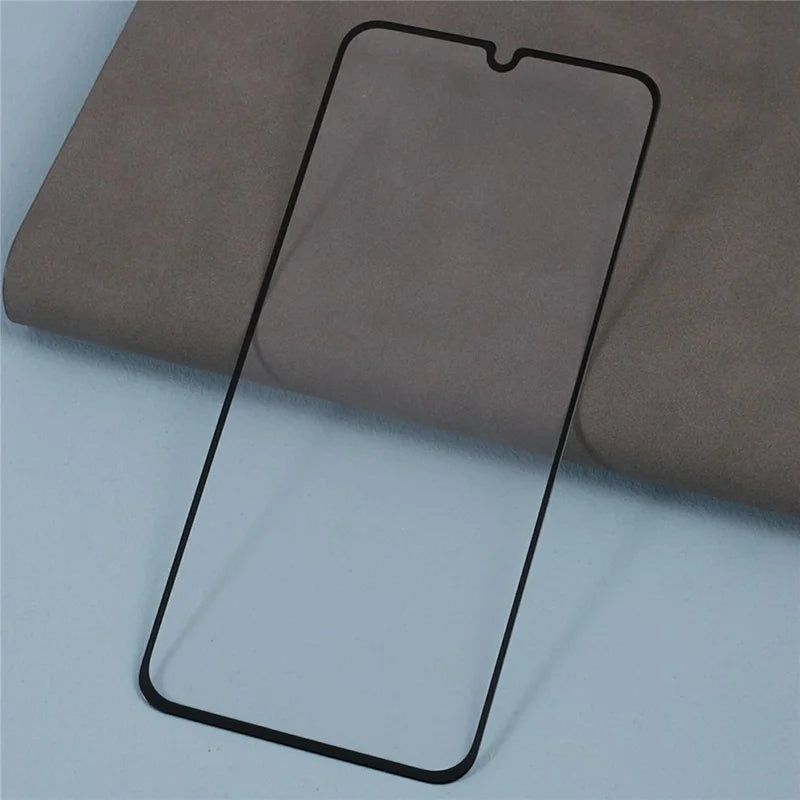 For Samsung Galaxy M06 5G Screen Protector Silk Printing Full Glue Crystal Clear Tempered Glass Film - Transparent - 3