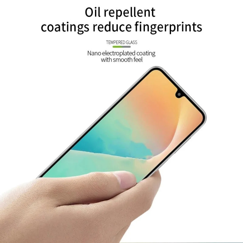 PINWUYO For Samsung Galaxy M36 5G Tempered Glass Film  JK Series-2 9H Full Screen Protector - Black - 4