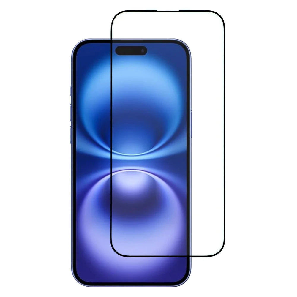 ITIETIE For iPhone 16 Screen Protector 0.25mm High Aluminium-Silicon Glass Silk Printing Film - 1