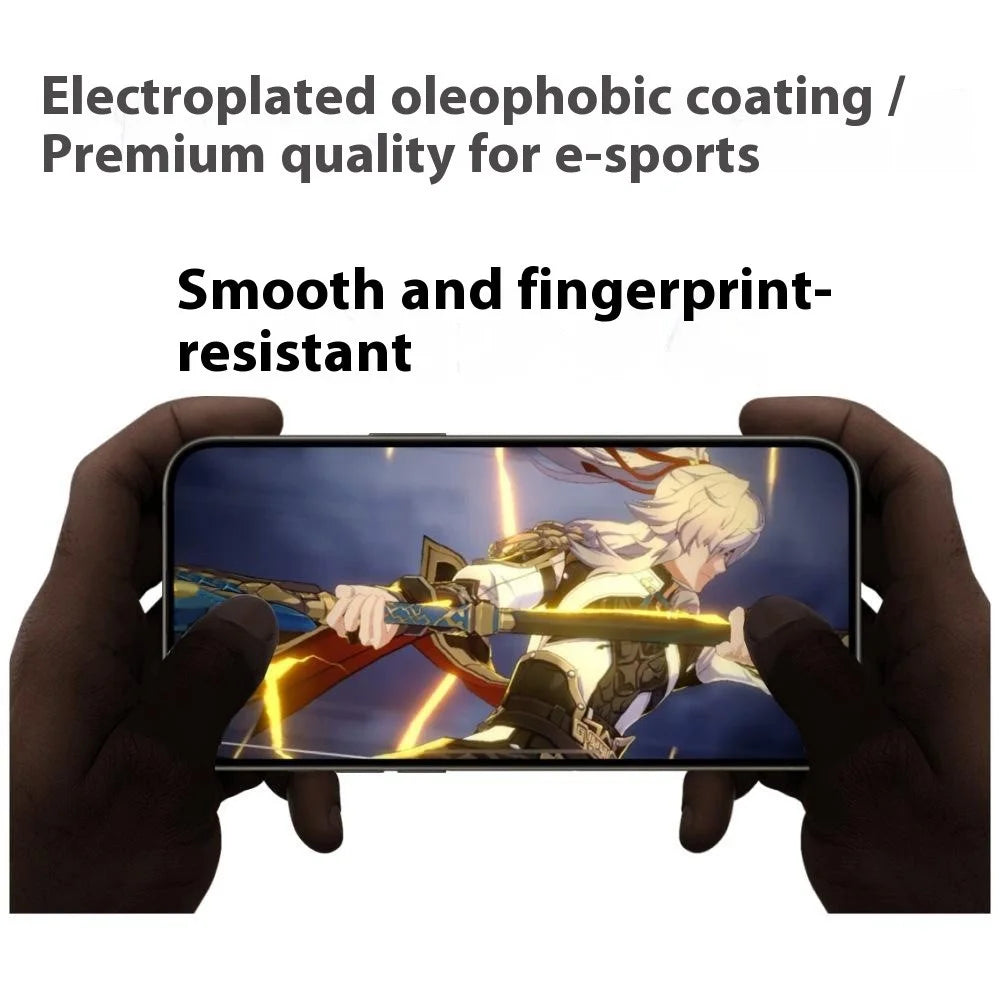 ITIETIE For iPhone 16 Screen Protector 0.25mm High Aluminium-Silicon Glass Silk Printing Film - 3