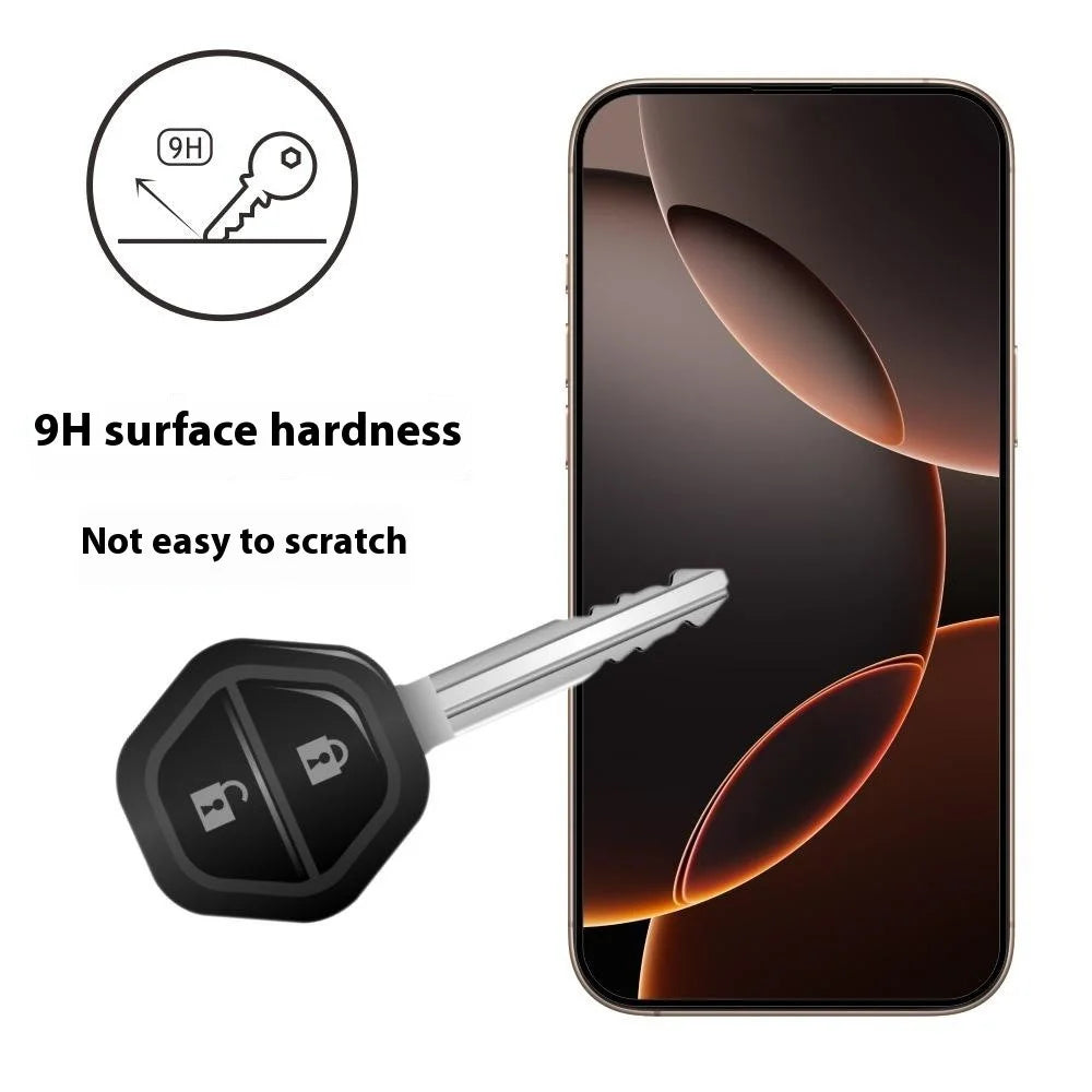 ITIETIE For iPhone 16 Plus / 15 Plus Screen Protector 0.25mm High Aluminium-Silicon Glass Silk Printing Film - 4