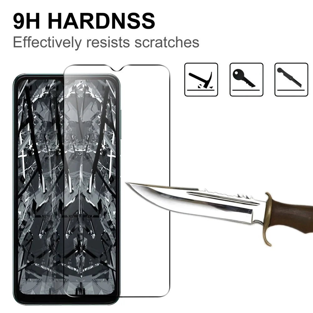 For Samsung Galaxy A04s 4G (164.7mm) Ultra Clear Tempered Glass Film 2.5D Arc Edge Anti-explosion Screen Protector - 3