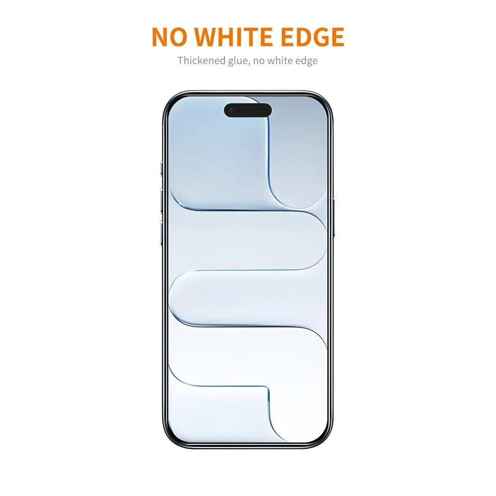 ENKAY HAT PRINCE 5Pcs For iPhone Air Screen Protector Thick Adhesive 9H Arc Edges High Aluminium-Silicon Glass Film - 2