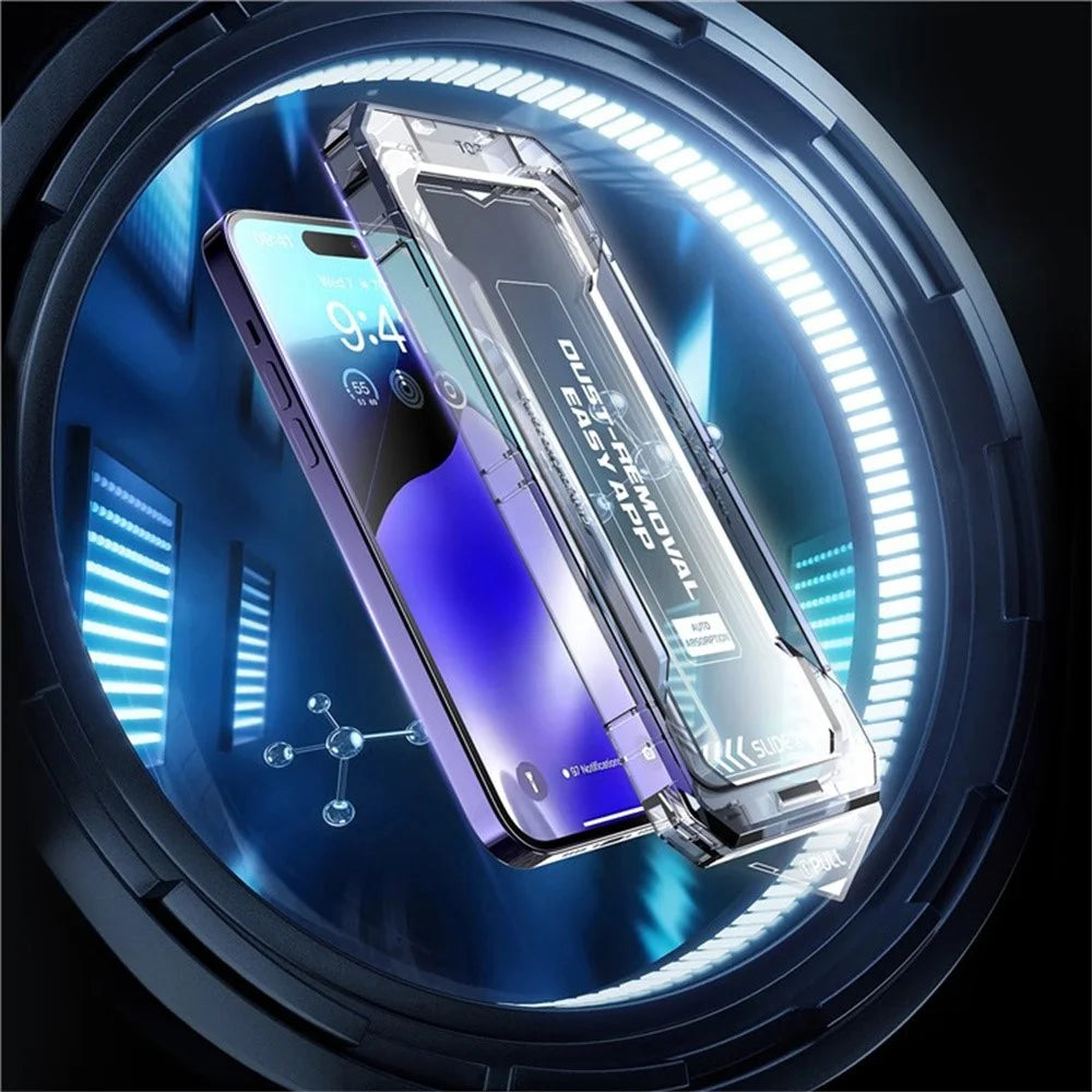 For iPhone Air Screen Protector Silk Printing Tempered Glass Film Dust-Free Protector - 5
