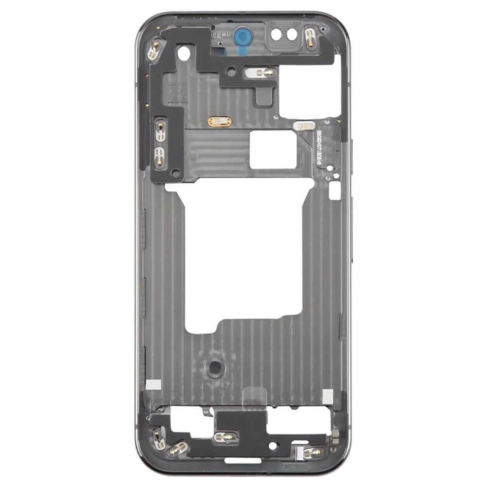 For Google Pixel 9 Pro OEM Middle Plate Frame Replacement (Without Logo) - Black - 2